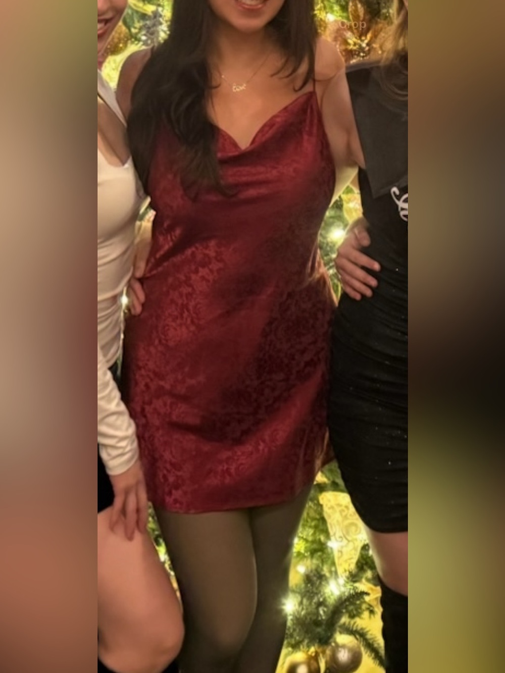 Princess Polly Burgundy Red Mini Slip Dress